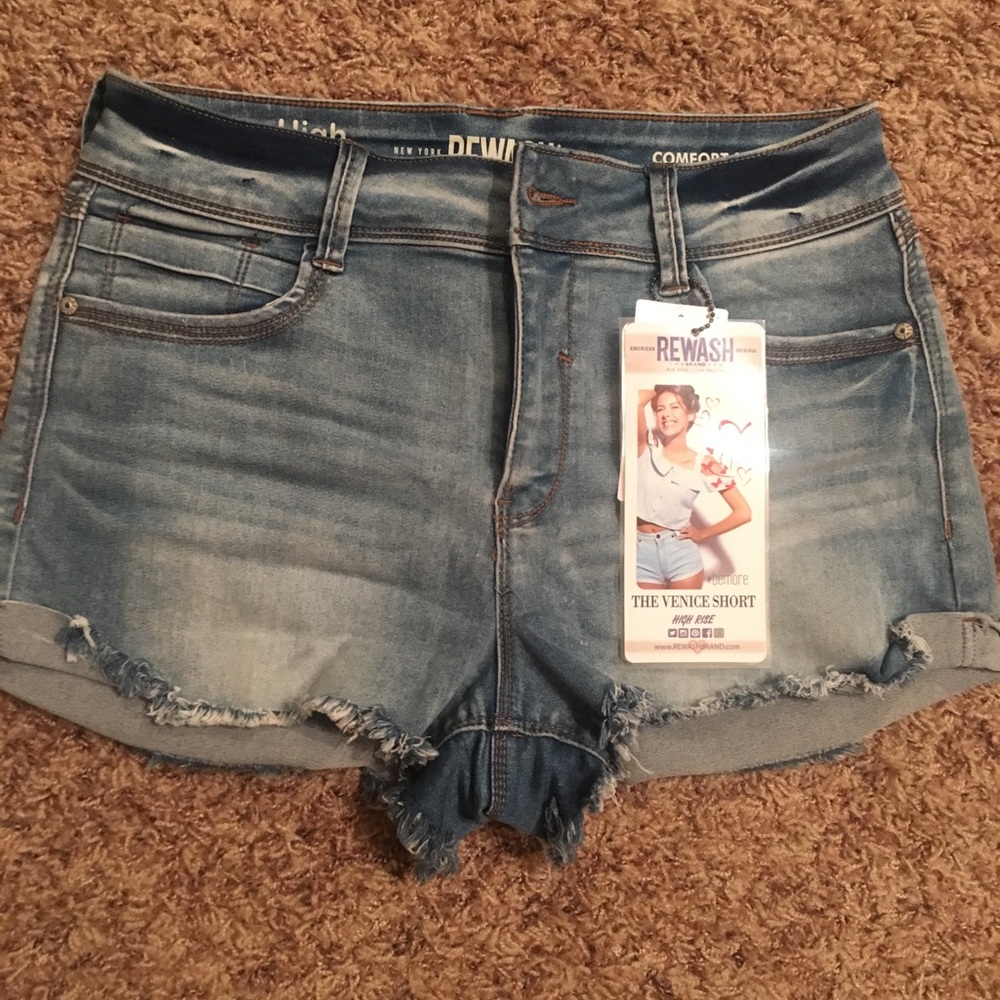 Denim shorts